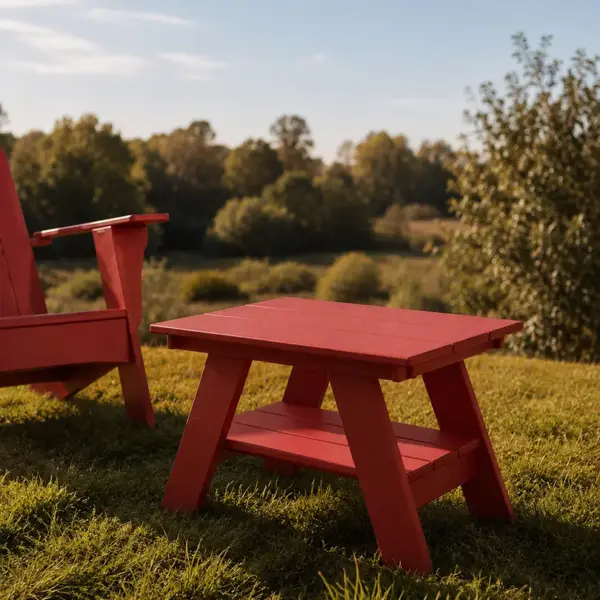 Alternative view of Adirondack Side Table